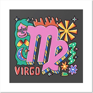 Virgo T-shirt Posters and Art